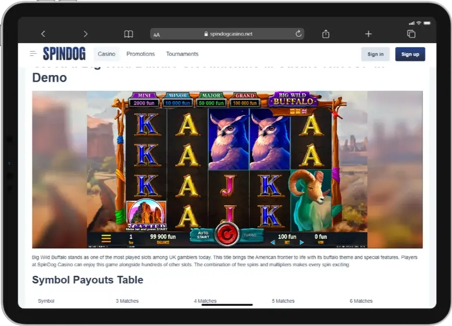 Spindog Casino App with Games