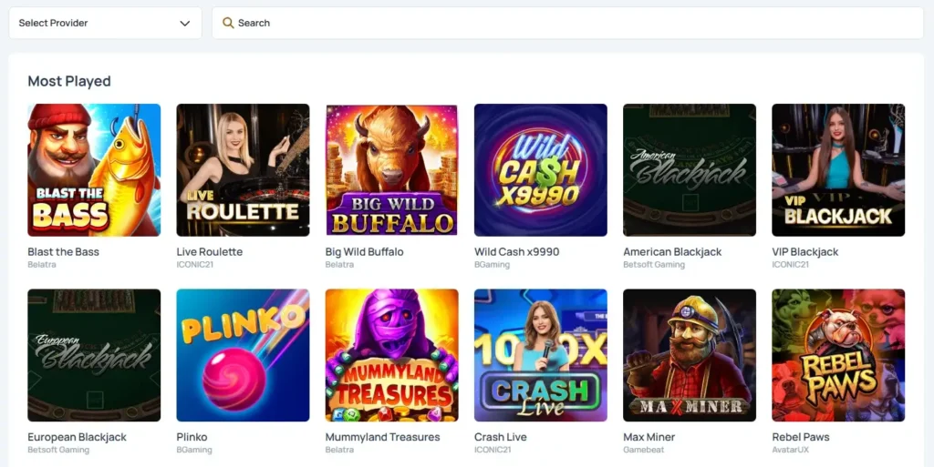 Spindog Casino Game Collection
