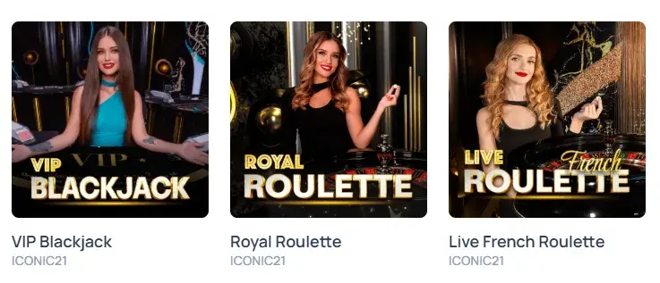 Live Games with Real Dealers