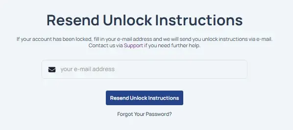 Unlock Spindog Account Form